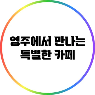 영주에서 만나는 특별한 카페